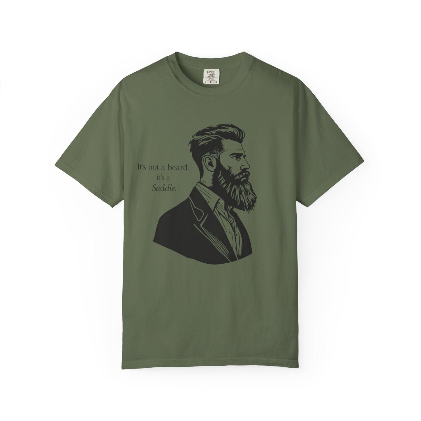 It’s Not a Beard, It’s a Saddle – Men’s Tee