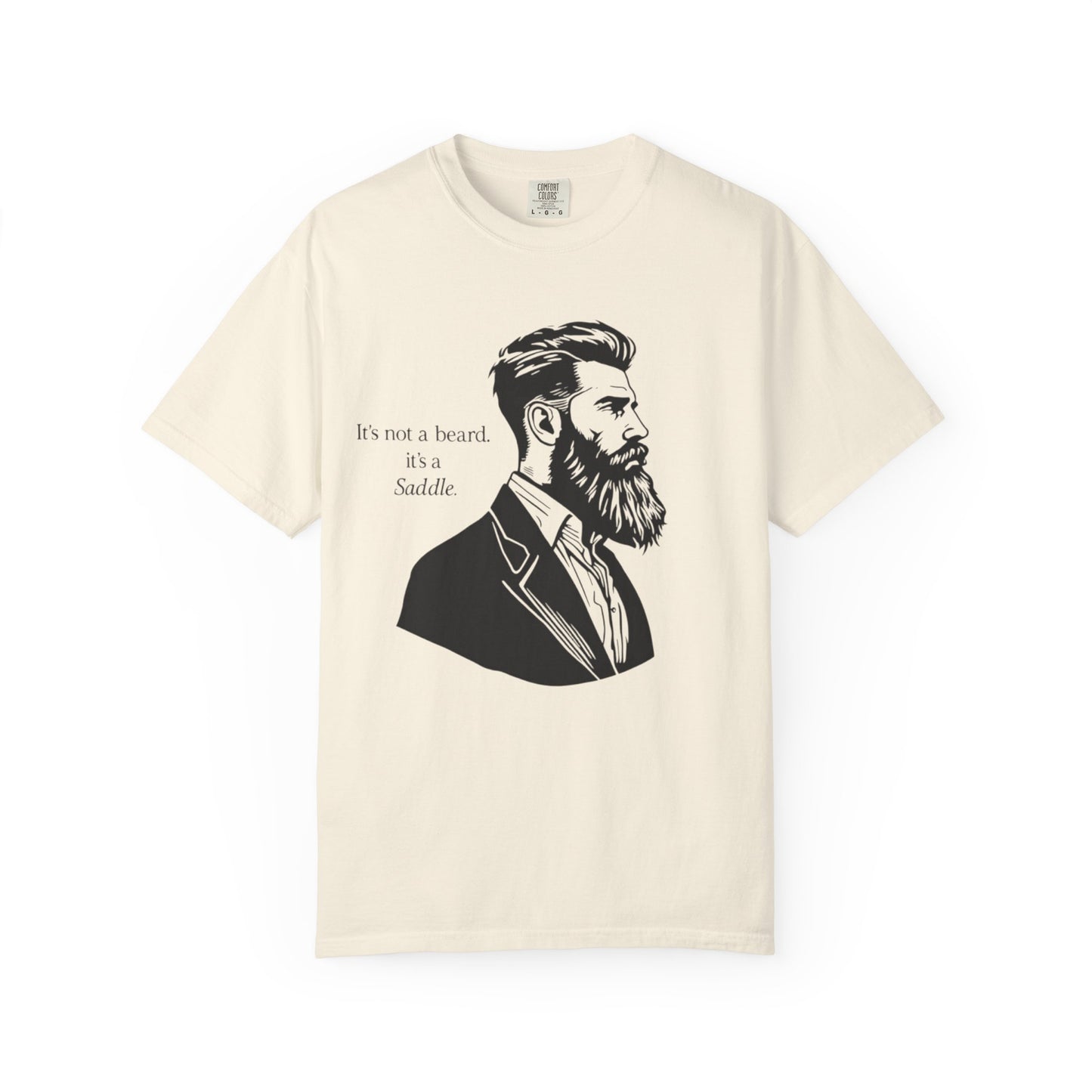 It’s Not a Beard, It’s a Saddle – Men’s Tee