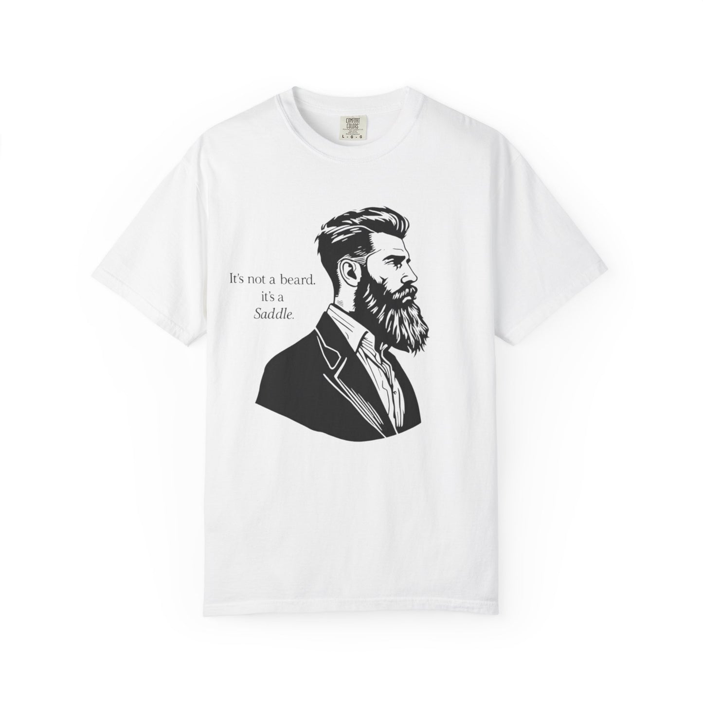 It’s Not a Beard, It’s a Saddle – Men’s Tee