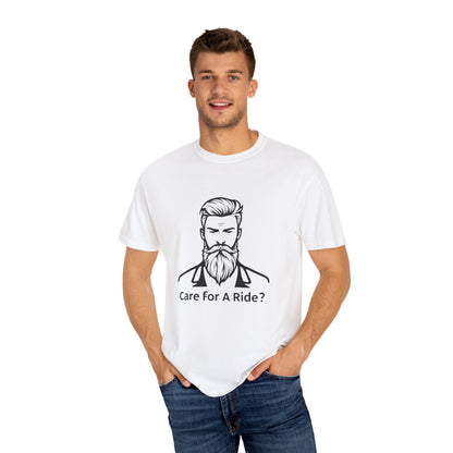 Men's : "Care for A Ride?" Graphic Tee