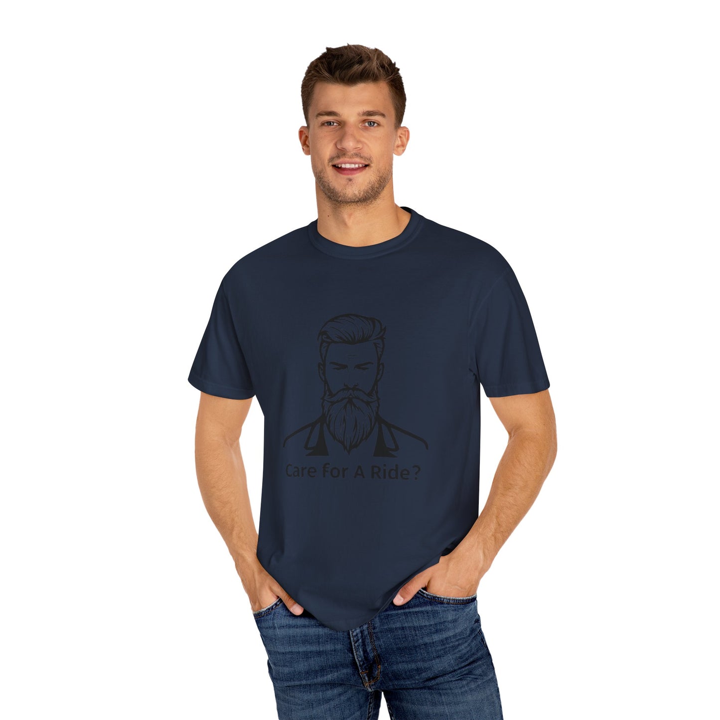 Men's : "Care for A Ride?" Graphic Tee