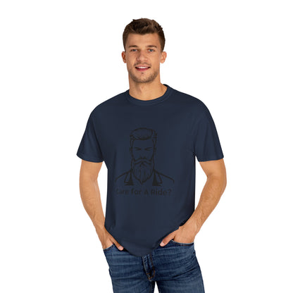 Men's : "Care for A Ride?" Graphic Tee