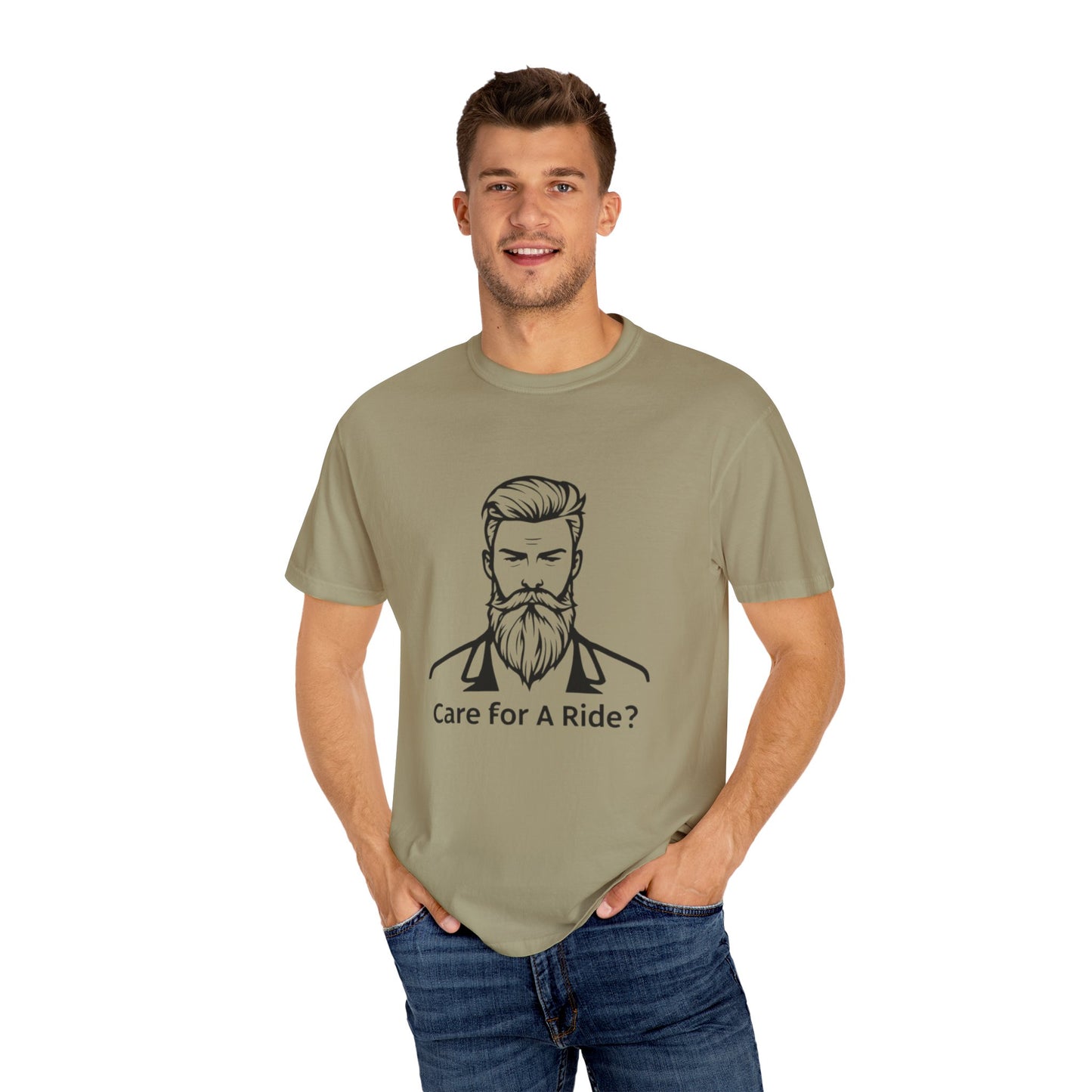 Men's : "Care for A Ride?" Graphic Tee