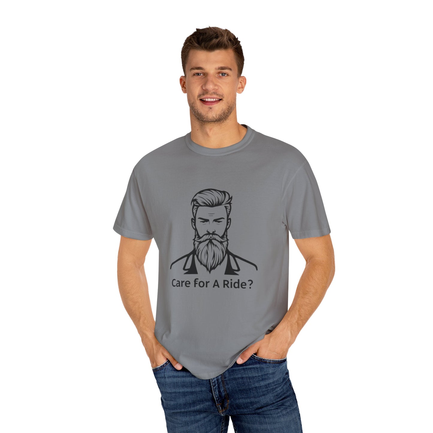 Men's : "Care for A Ride?" Graphic Tee